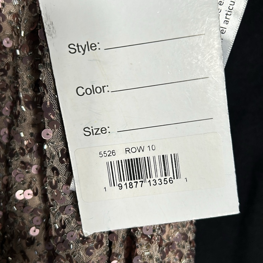 Mac Duggal 5526 NWT SLEEVELESS SEQUINED MIDI SHEATH DRESS - Picture 7 of 8